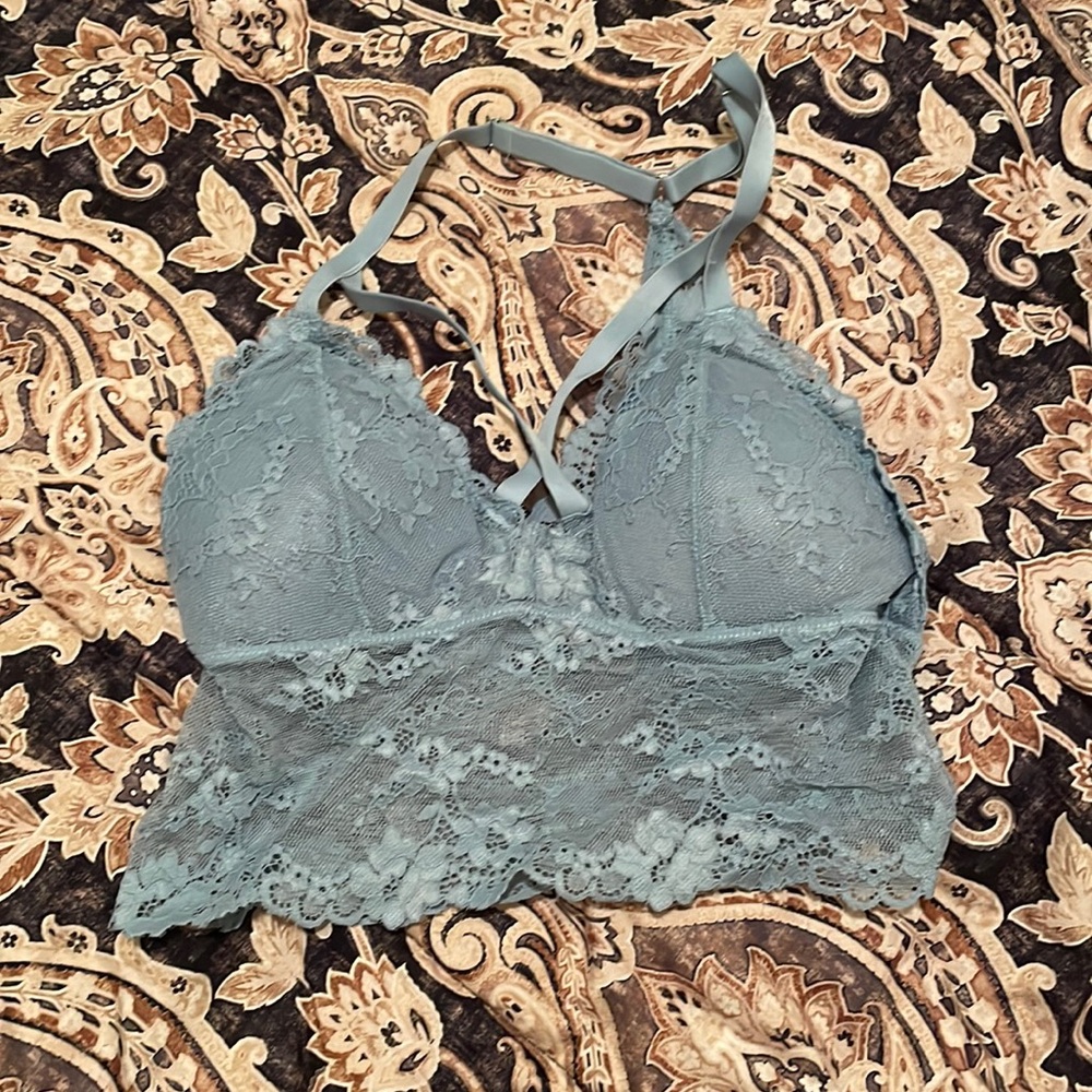 Light blue padded bralette